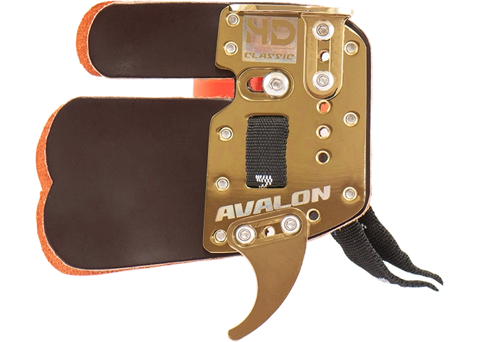 CLASSIC BRASS PRIME LEATHER OLYMPIC RECURVE TAB AVALON