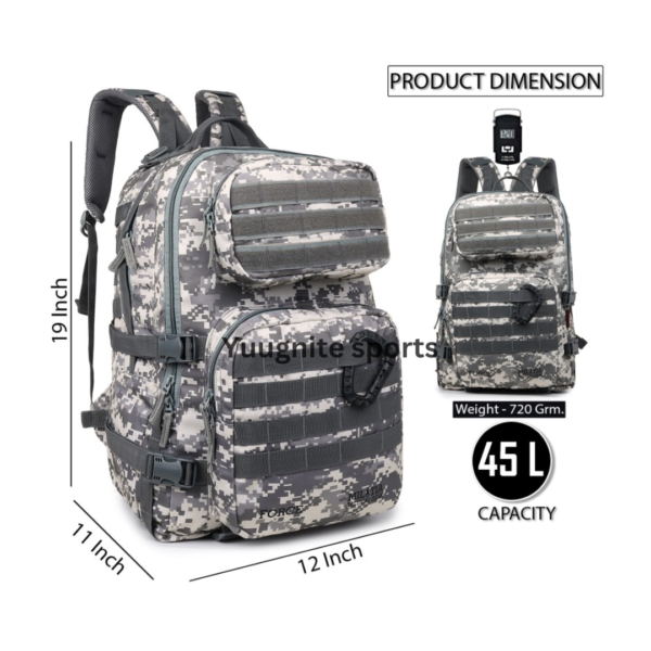 Tactical Backpack Force (digital-white-airforce) - Image 2