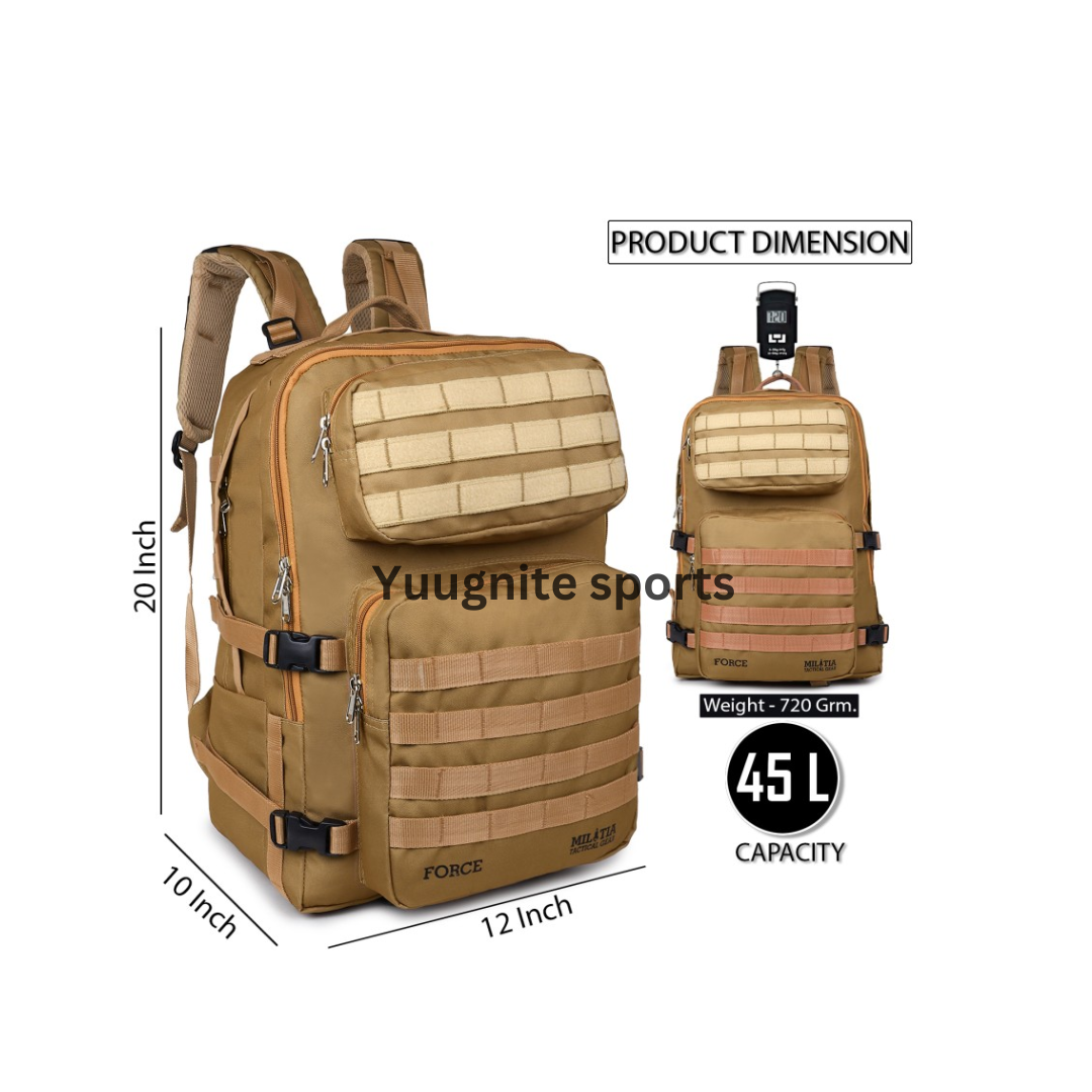Best Archery Equipment in India Tactical Backpack Force (coyote khaki) - Image 2